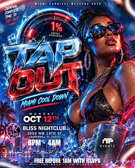 TAP OUT “Miami cool down”