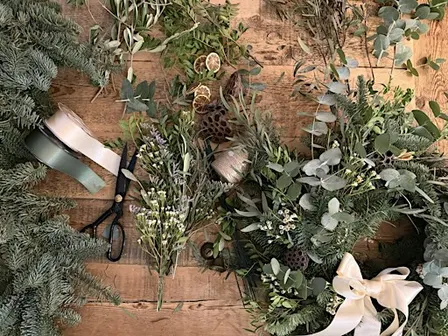 Luxury Christmas Wreath Making Workshop