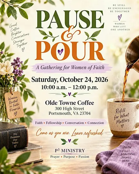 "Pause & Pour" In-person meet-up