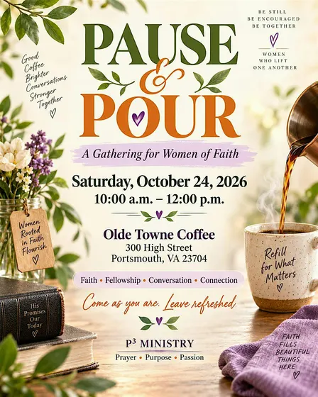 "Pause & Pour" In-person meet-up