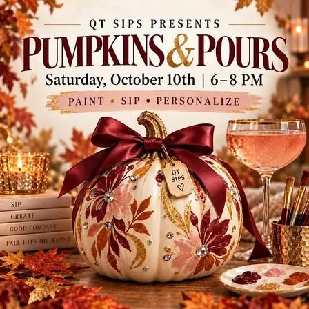 Pumpkins & Pours: A Fall Sip & Paint Experience