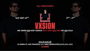 Vxsion  (Afro House) at MadaRae