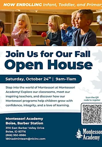 Open House - Montessori Academy Barber Station
