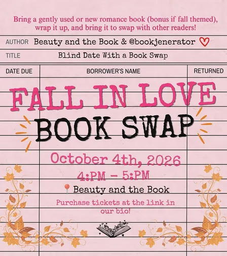 Fall In Love Blind Date w/ a Book Swap