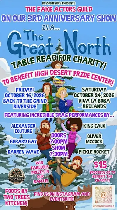 Fake Actors Guild presents The Great North Table Read for Charity