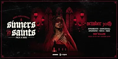 SINNERS VS SAINTS: Afro-Caribbean Halloween Experience