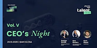CEO's Night Vol. V - Pharma New Talent TALKS