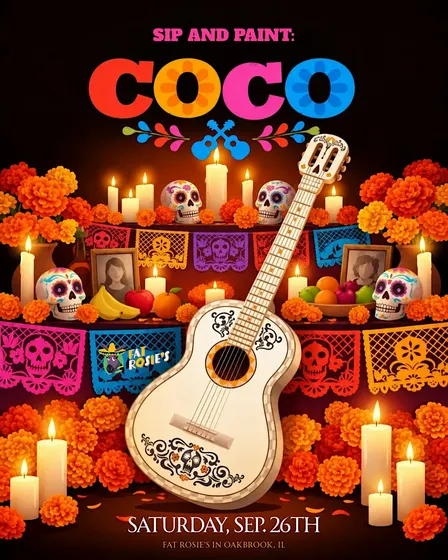 COCO DISNEY: Sip and Paint