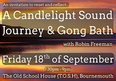 Reset and Reflect - Candlelight Sound Journey & Gong Bath - Bournemouth