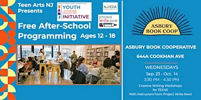 FREE WEDNESDAY After School Programming for Student Writers