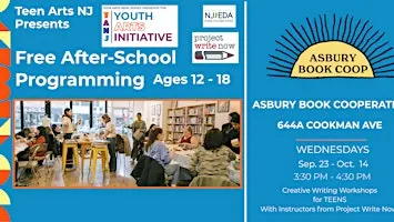 FREE WEDNESDAY After School Programming for Student Writers