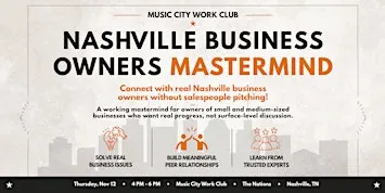Nashville Business Owners Mastermind