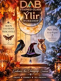 Stained Glass Ylir Workshop @ Moon and Moth Mercantile