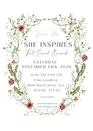 She Inspires Fall Brunch