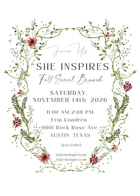 She Inspires Fall Brunch