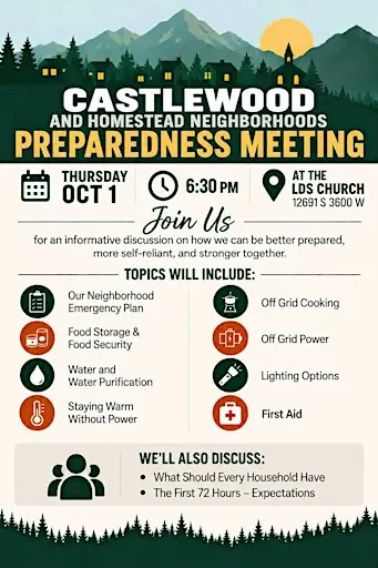 Neighborhood Preparedness Meeting