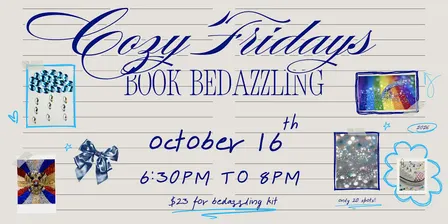 Cozy Fridays - Book Bedazzling