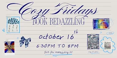 Cozy Fridays - Book Bedazzling