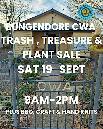 CWA Plants Sale, Trash & Treasure Spectacular