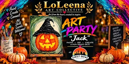 LoLeena Art Collective Art Party - Paint "Jack"