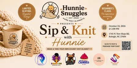 Sip & Knit with Hunnie