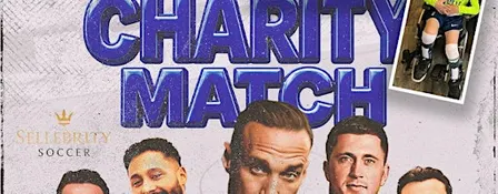 Celebrity charity football match at Chippenham Town Football Club