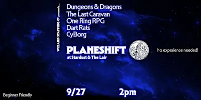 Planeshift! RPGs @ Stardust