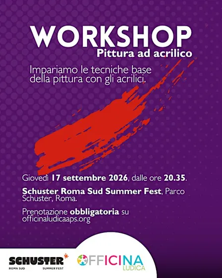 Schuster GIOCA | Workshop pittura con acrilici paesaggio marino (età 14+)