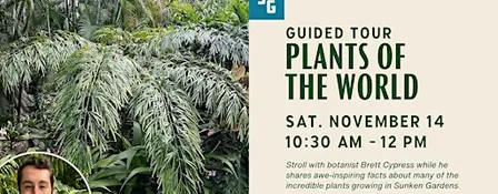 Botanize with Brett!- Sunken Gardens Walking Tour