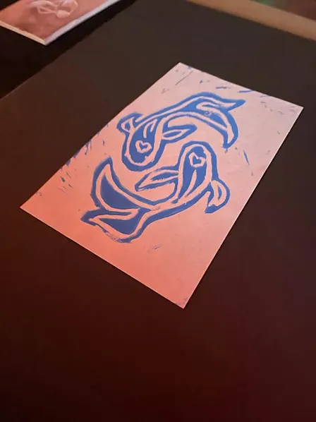 Linocut Workshop @ The Junction Kitchen with Bear Paw Creative