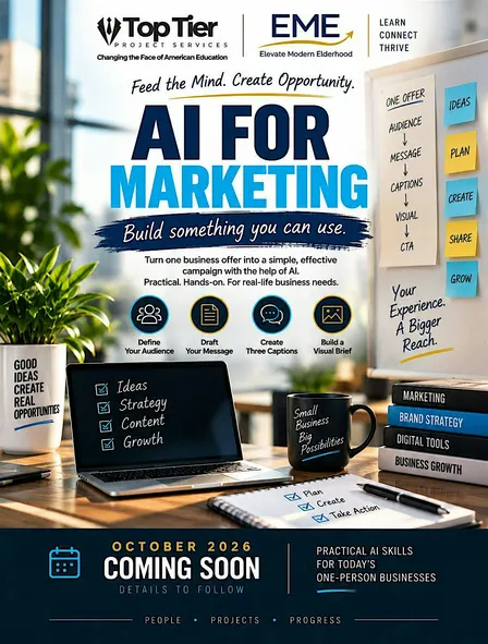 Feed the Mind. Create Opportunity — AI for Marketing