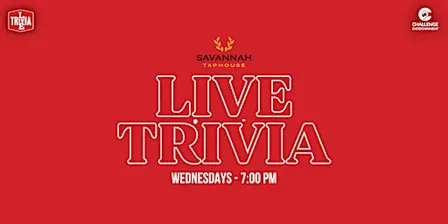 Weekly Live Trivia at Savannah Taphouse - Savannah