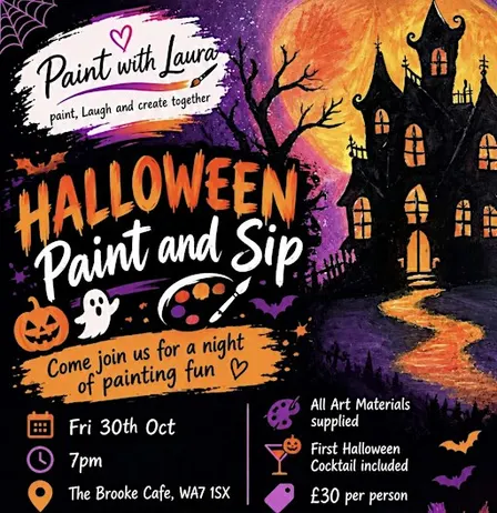 Halloween Paint and Sip