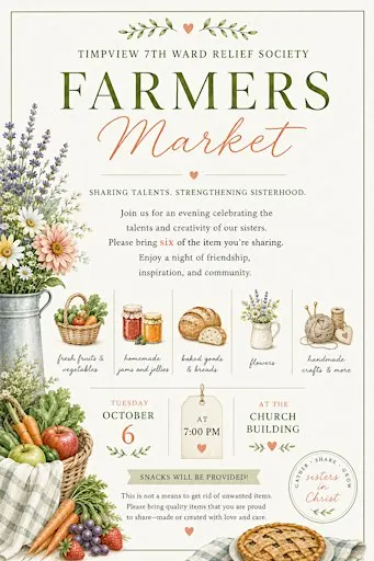 Relief Society Farmers Market