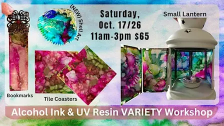 Alcohol Ink VARIETY Workshop