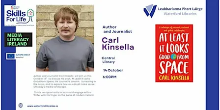 Join Author and Journalist Carl Kinsella