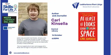 Join Author and Journalist Carl Kinsella