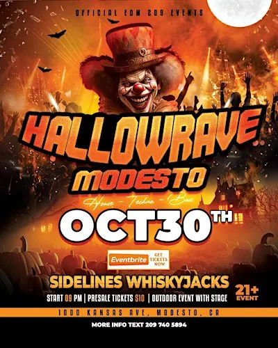 HALLOW RAVE MODESTO