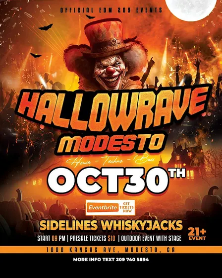 HALLOW RAVE MODESTO