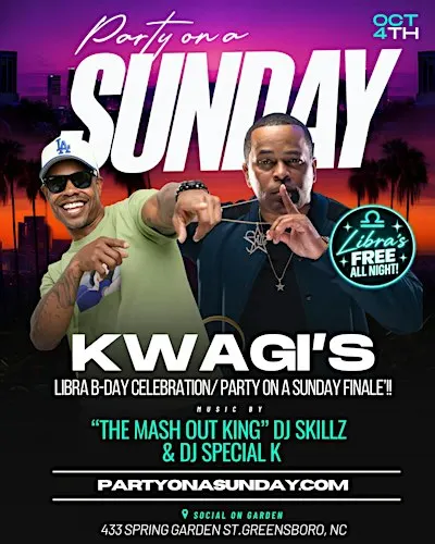 PARTY ON A SUNDAY "Kwagi’s Libra Birthday Celebration / POAS Finale”