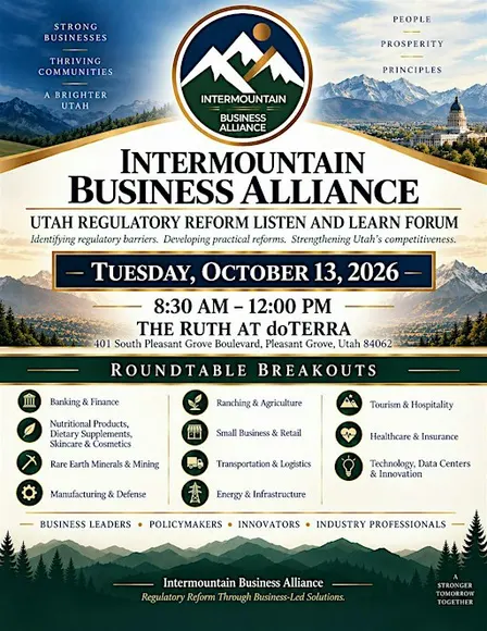 Utah Regulatory Reform Listen & Learn Forum - The Ruth at deTerra