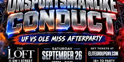 UF VS OLE MISS GAME AFTER PARTY