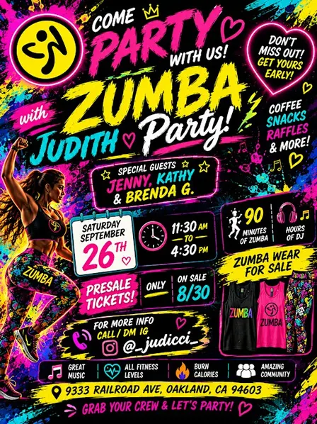 Zumbaton with Judith and special guests Jenny ,Kathy and Brenda G !
