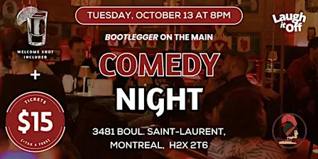 TUESDAY Pro Comedy Show | The Main Comedy Show in Montreal on Oct. 13