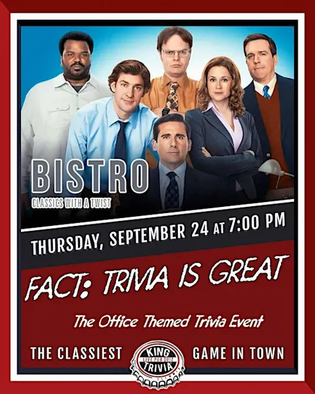 The Office Themed Trivia at The Bistro