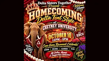 Delta Sisters Together 2026 Cheyney Homecoming