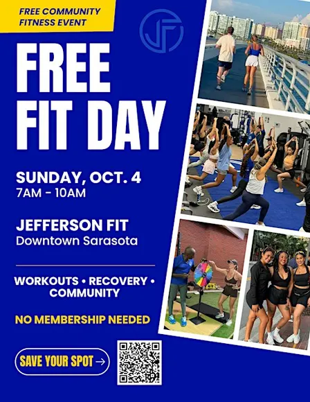 Free Fit Day at Jefferson Fit | Free Fitness Event in Downtown Sarasota