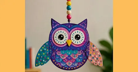 Crafty kids: Owl mobiles
