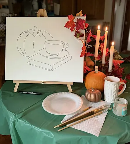 Pumpkin & Spice - Maybe More Spice, An Immersive Painting Experience