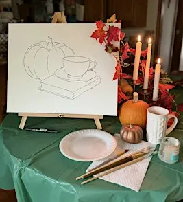 Pumpkin & Spice - Maybe More Spice, An Immersive Painting Experience